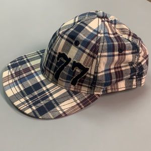 A-flex American eagle small plaid men’s hat 77